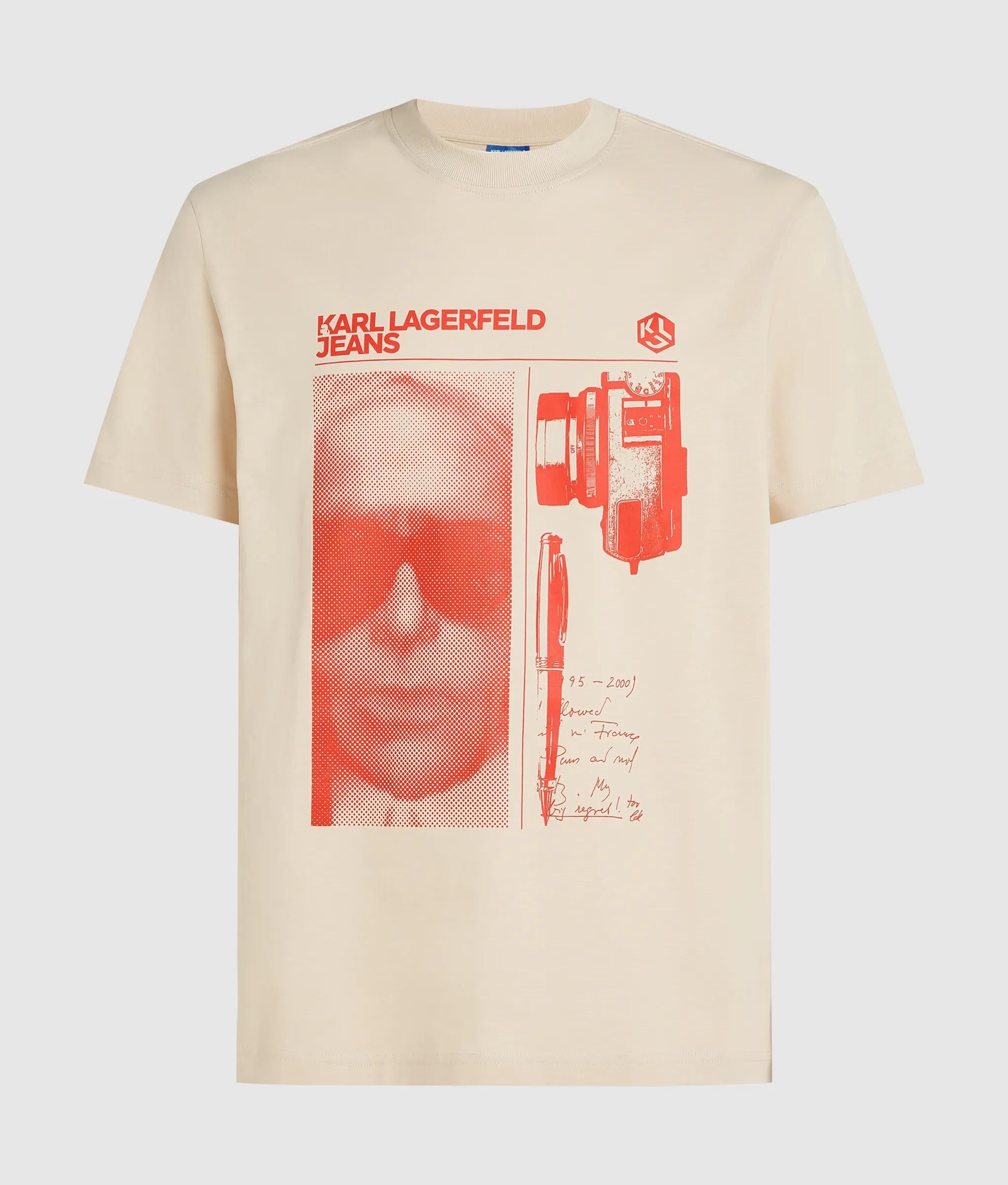 T-shirt met grafische Karl-opdruk