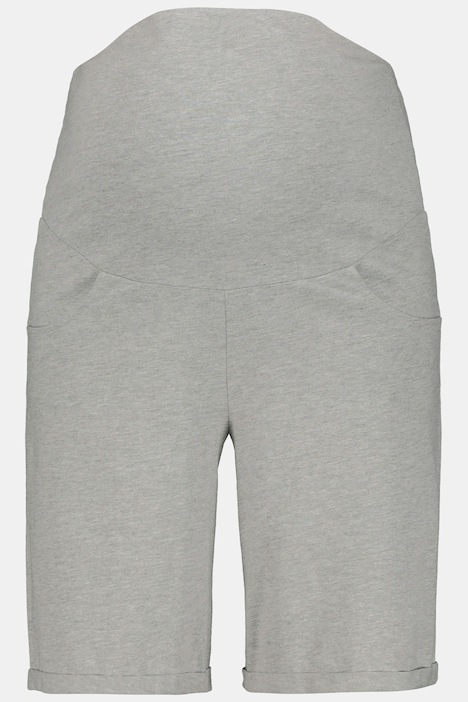 Bellieva-Shorts, Umstandshose, Elastikbund, Biobaumwolle, GOTS