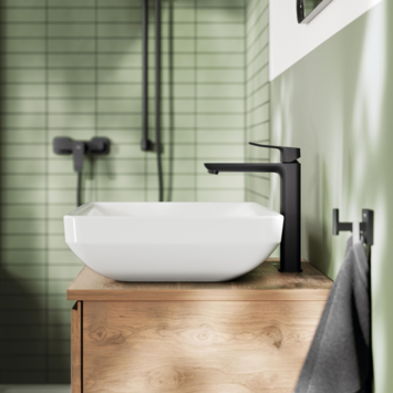 Grohe Dice wastafelmengkraan XL-Size Mat Zwart