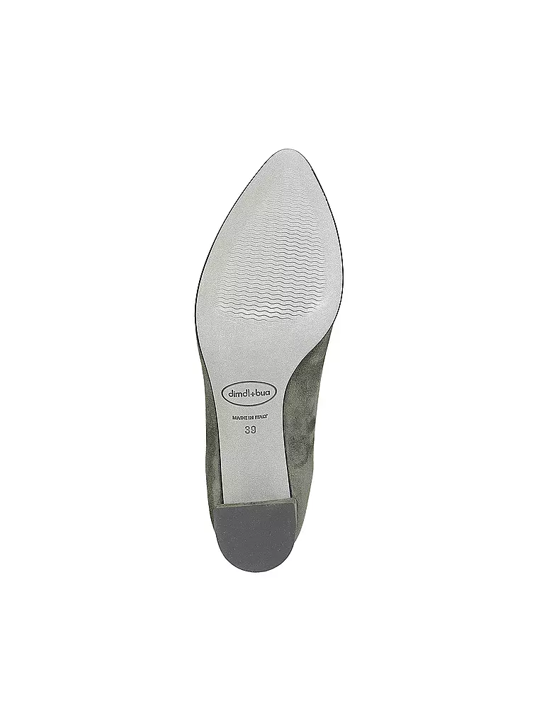 DIRNDL & BUA Trachtenschuhe - Pumps grün