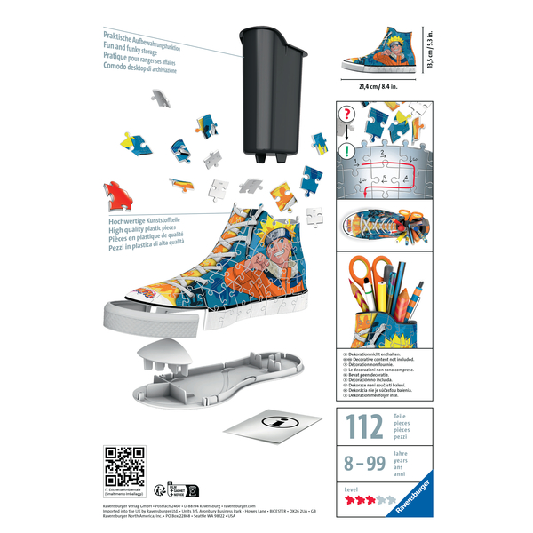 Puzzle 3D Sneaker - Naruto