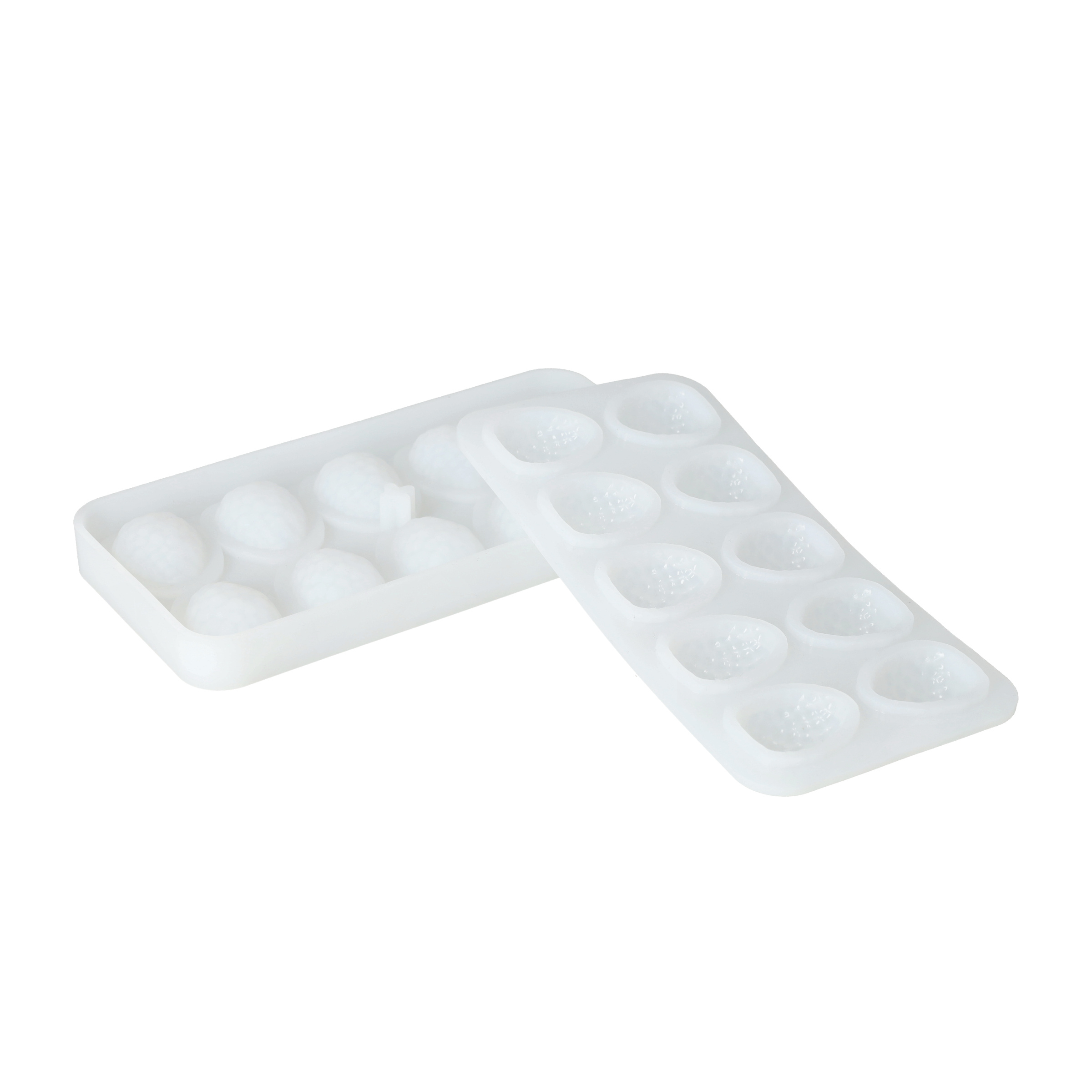 (10-fach) Silikon 3D Trend Früchte Kuchen Form DIY Gussform für Virale Frucht Desserts - Himbeere