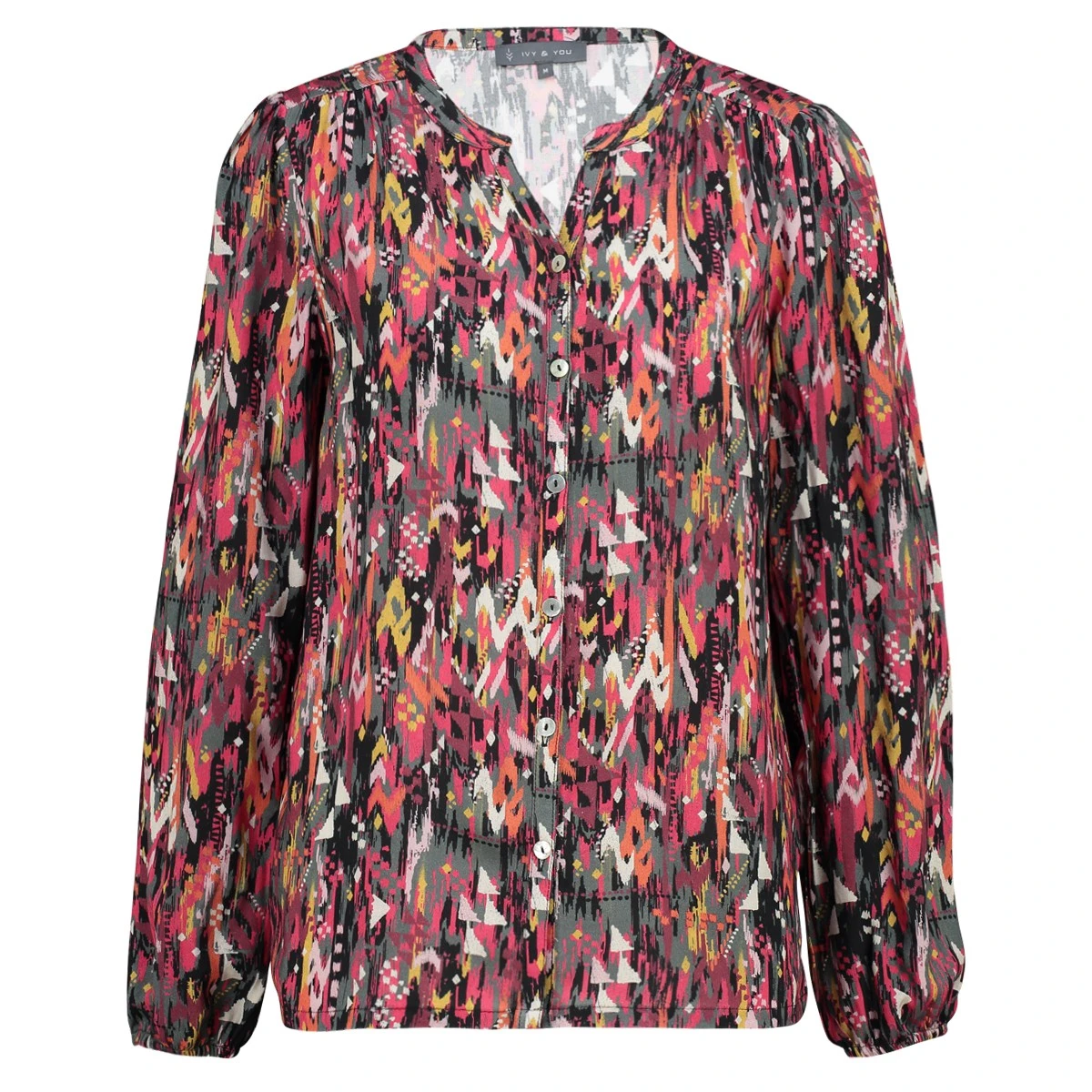 Dames Blouse Jameyvoilecoldessin