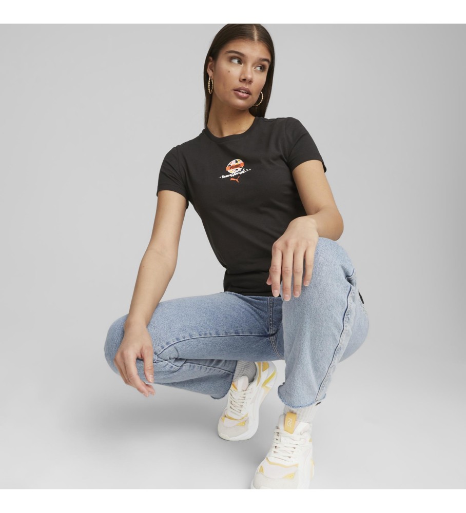 Camiseta preta Puma SWXP Worldwide