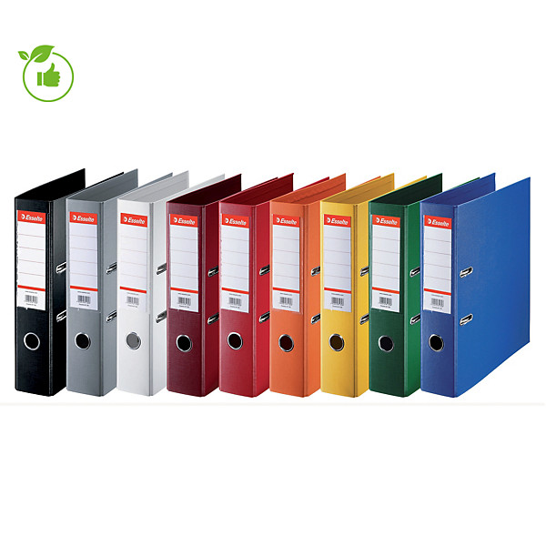 10 classeurs à levier Esselte coloris assortis classique