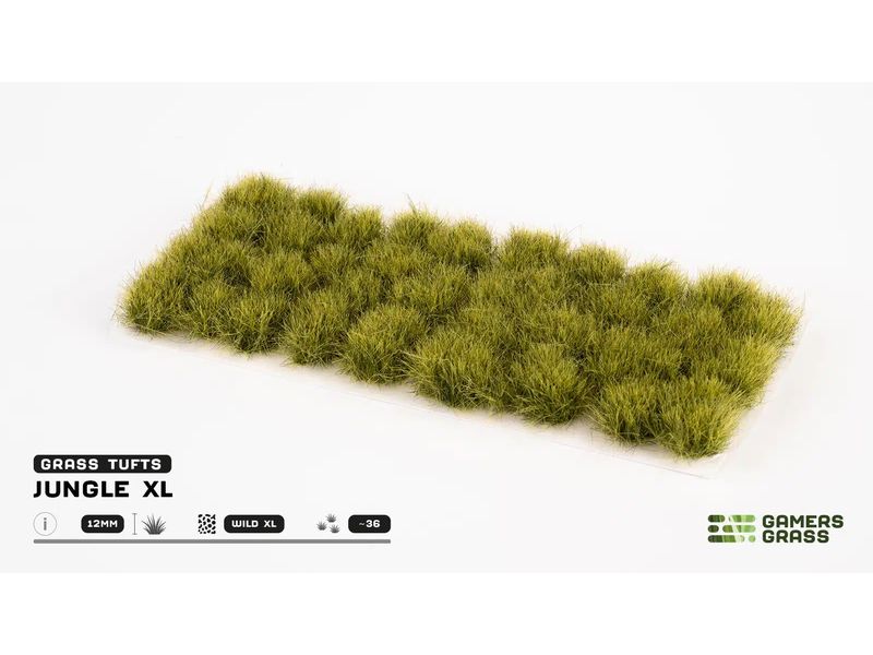 GamersGrass Tufts Wild Jungle XL 12 mm Hochwertige Tufts für den Gelände- und Miniaturenbau