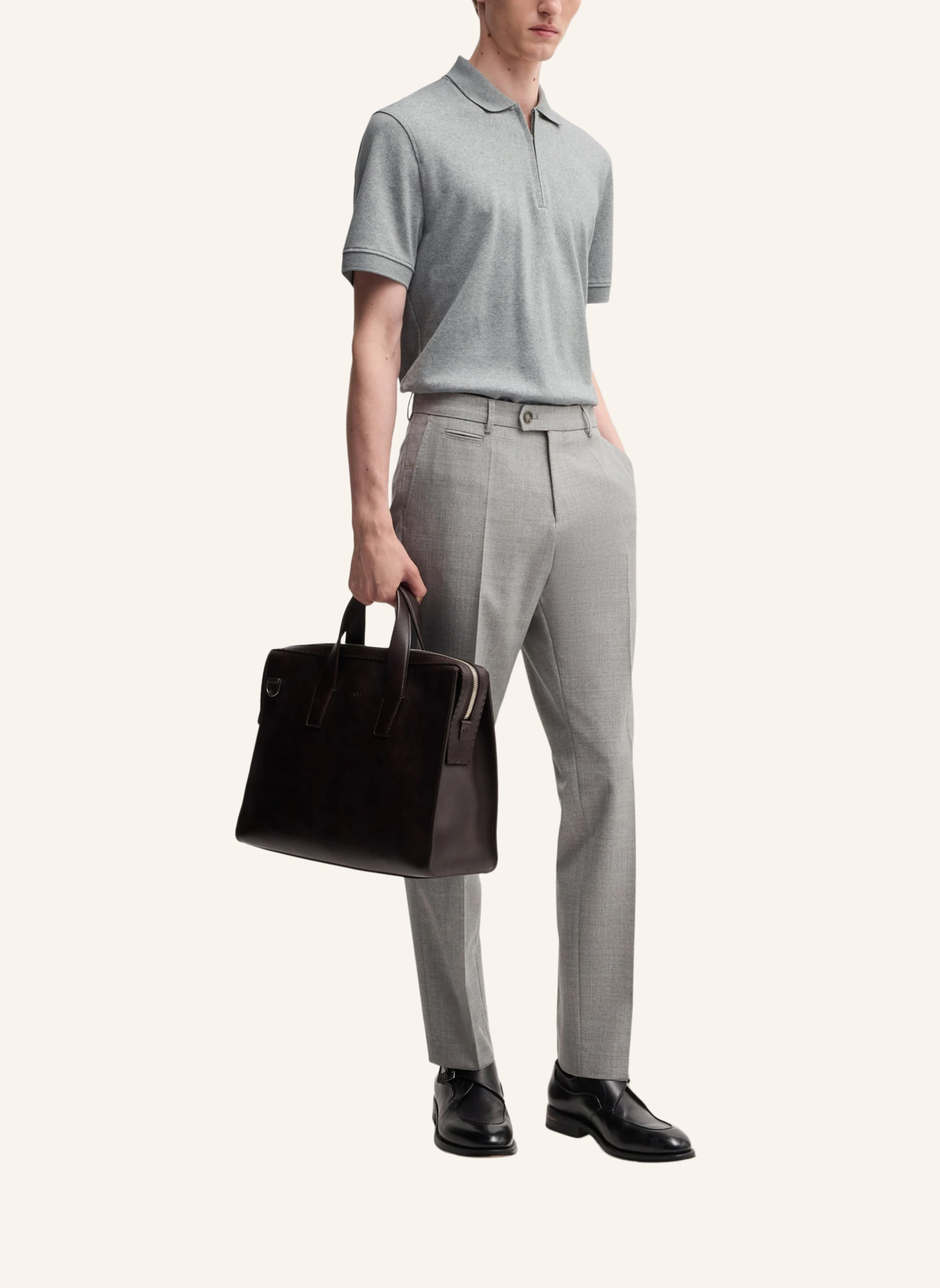 BOSS Poloshirt L-PAYROT 101 Regular Fit