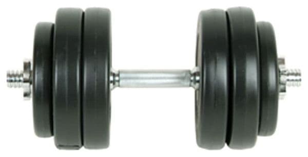 Kit haltères 15 kg 6 disques sable fitness musculation noir 02_0000756