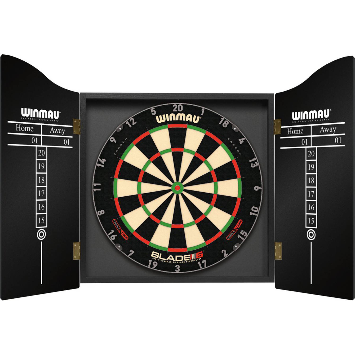 Winmau dartkabinet Pro-Line zwart Dartkabinet Pro-Line (zwart)