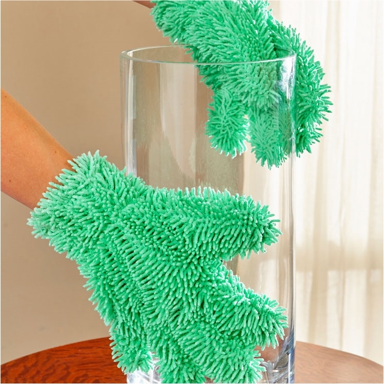 Gant chenille microfibre