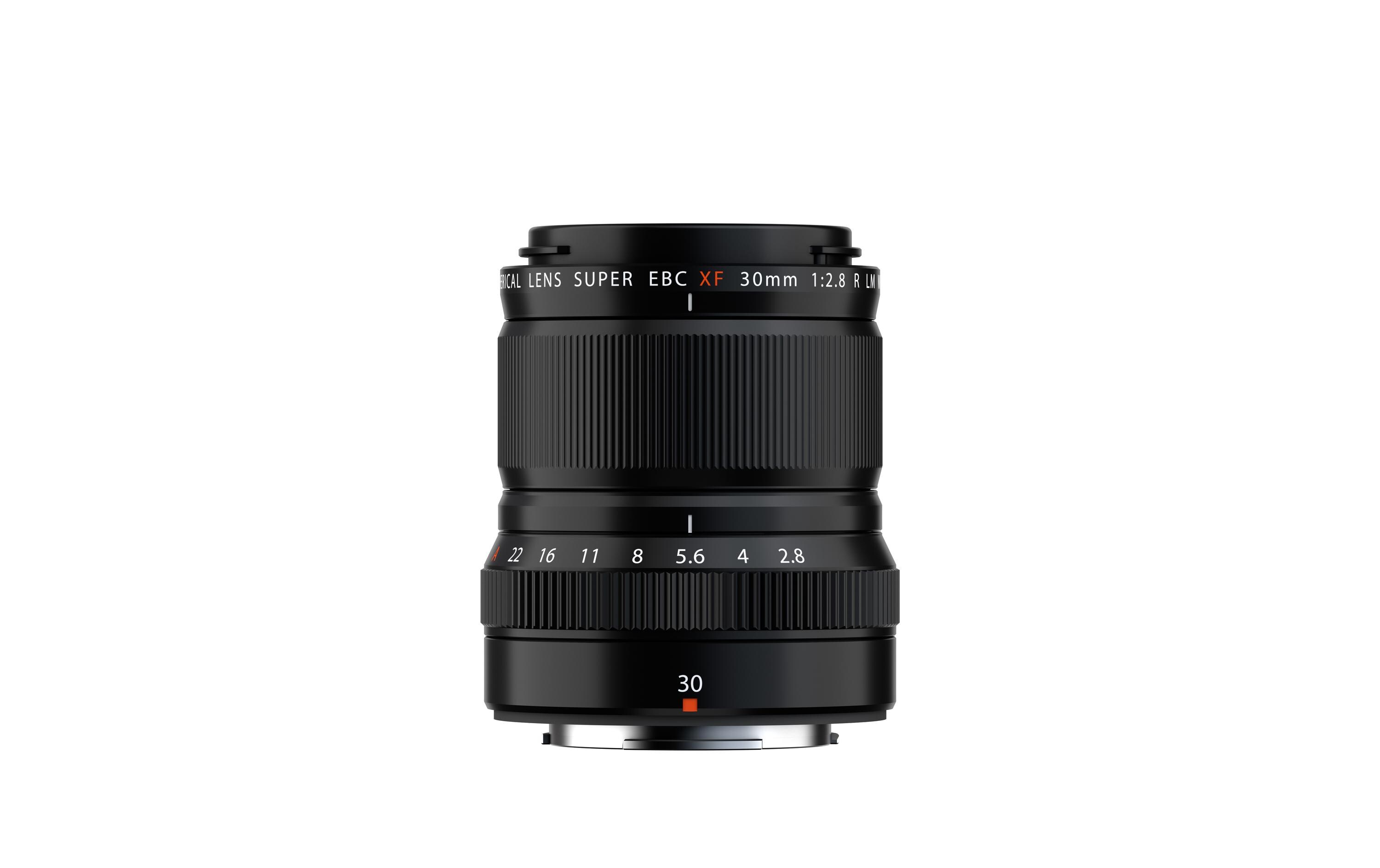 Festbrennweite FUJINON XF 30mm F/2.8 R LM WR Macro X-Mount<br>Kompakte Festbrennweite für Nahaufnahmen mit Abbildungsmassstab 1:1