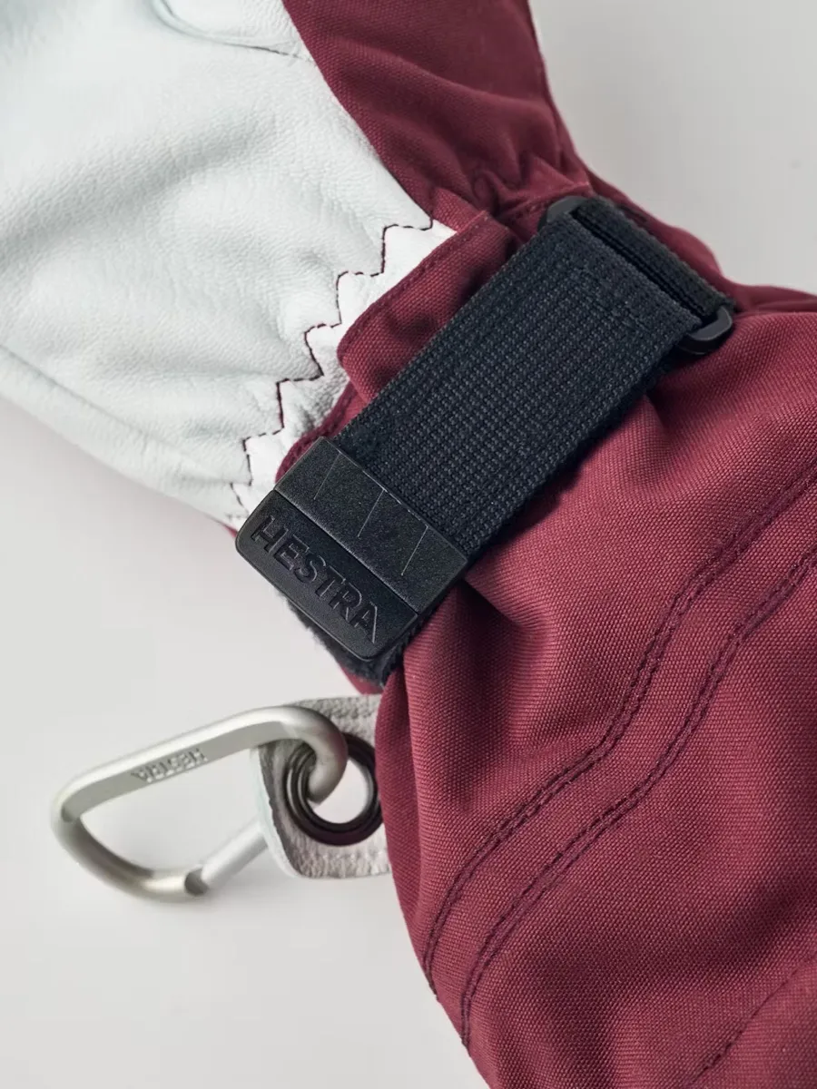Hestra Army Leather Heli Ski Bordeaux