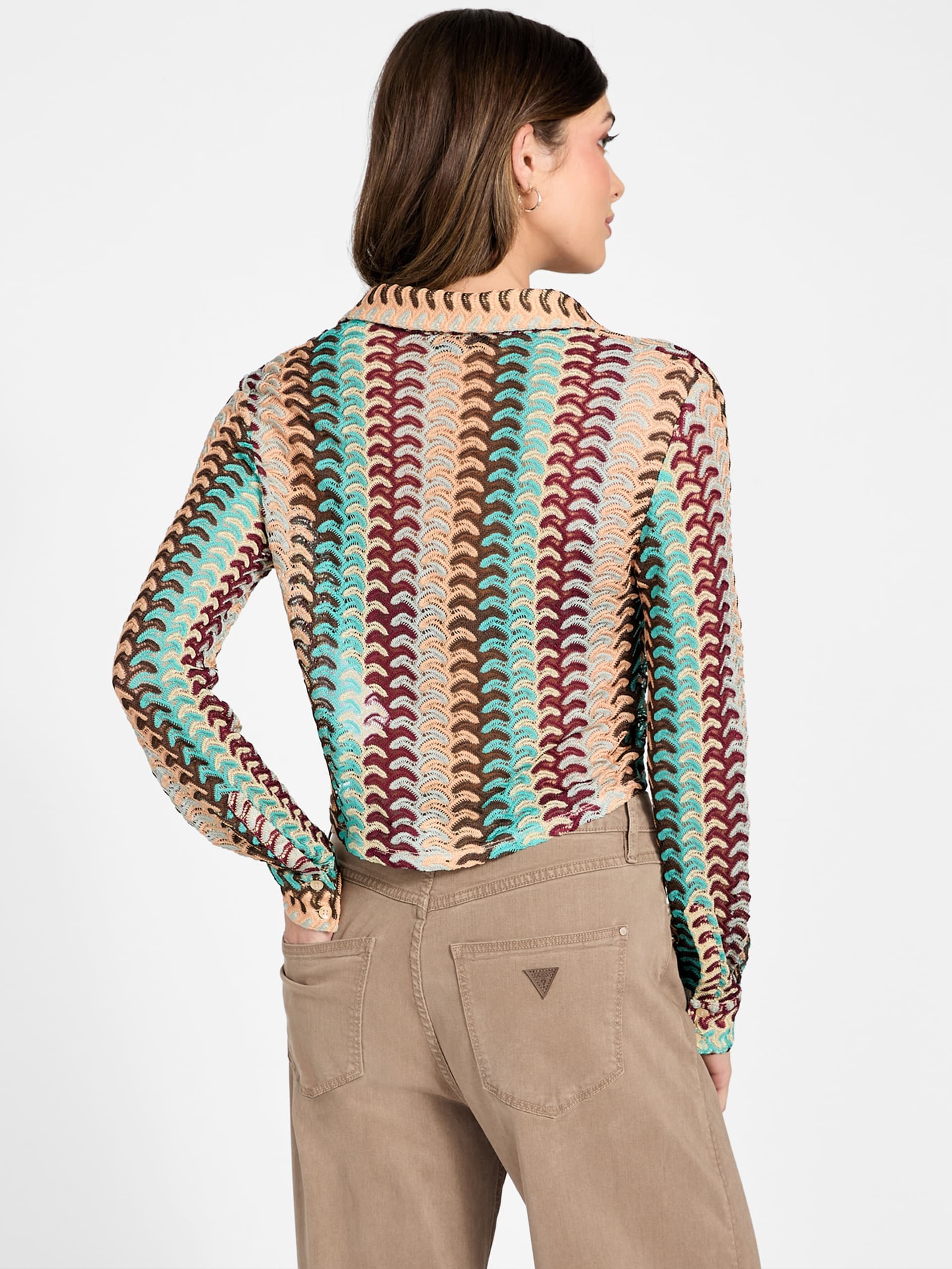 Camisa de malha listrada Izzy