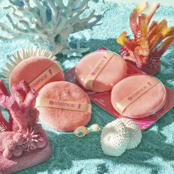live LIFE in CORAL powder puff duo 01 Coral Crush Companions!