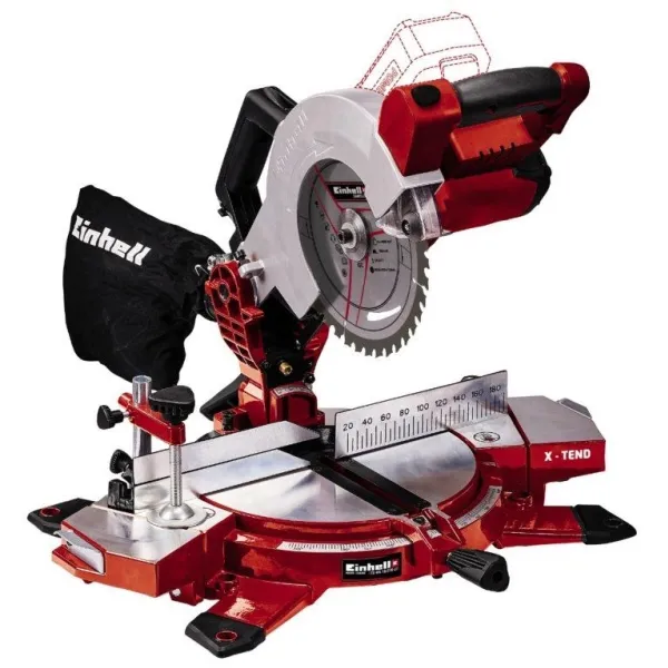 Einhell Einhell TE-MS 18/210 akku kap-/geringssav Ø210 mm 18V u/batteri og lader - SOLO