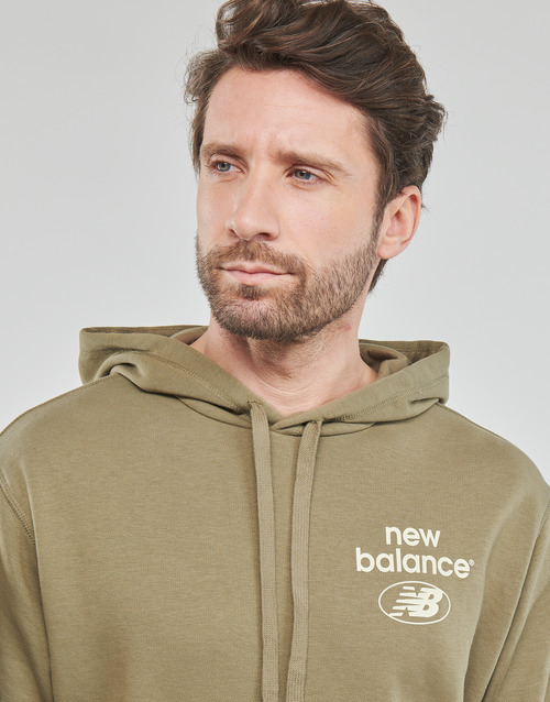 New Balance - ESSENTIALS FRENCH TERRY HOODIE - Kaki