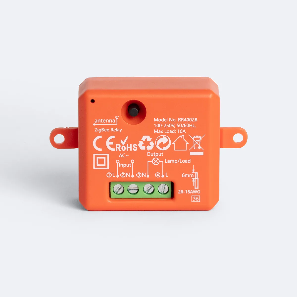 Ledkia Interrupteur WiFi ZigBee pour Boîte Universelle - Rouge