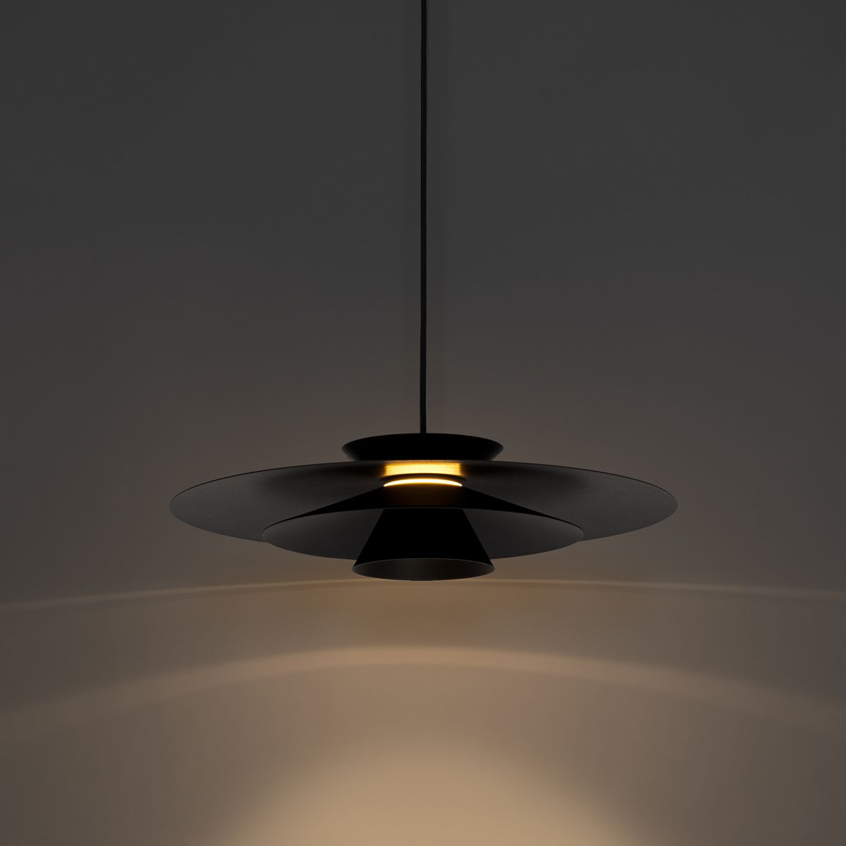 Design hanglamp zwart incl. LED 3-staps dimbaar - Pauline