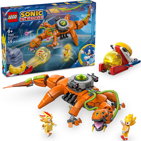 LEGO Sonic the Hedgehog Super Shadow mod Biolizard 77003