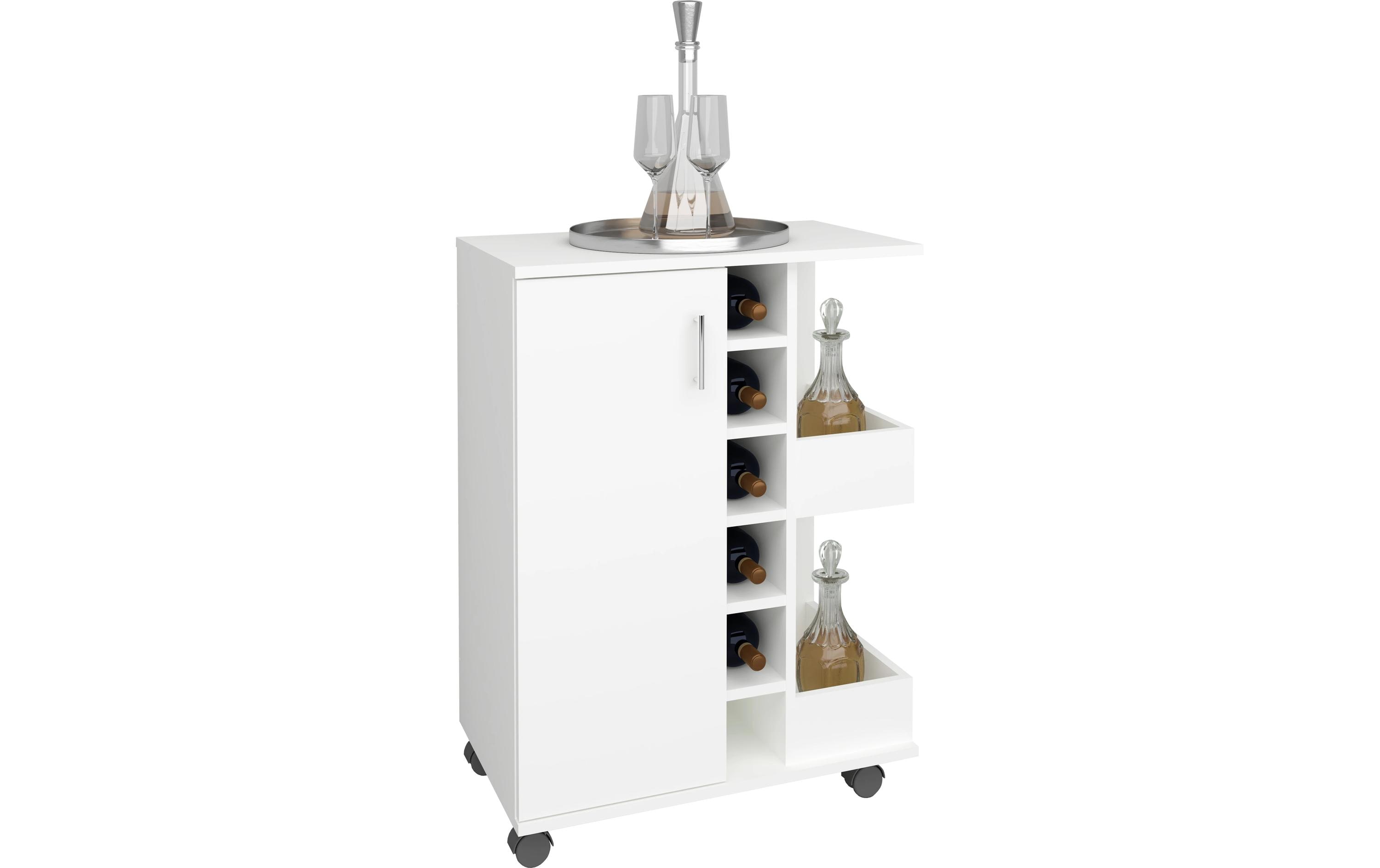 Küchenwagen Esilo M 63 x 85 x 40 cm, Weiss<br>Servierwagen für die Küche