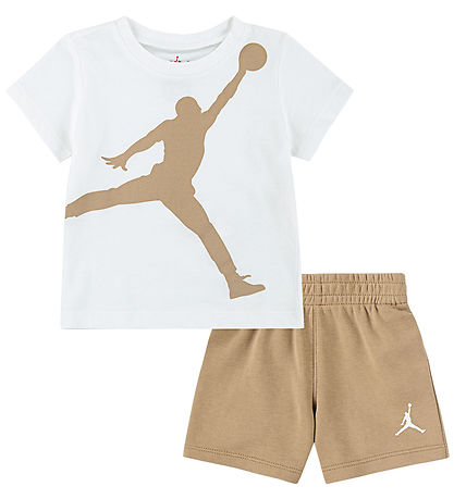 Jordan Shorts Set - Shorts/T-Shirt - Desert Camouflage/Weiß