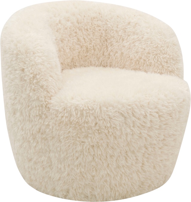 DOMO collection Sessel »Obidos moderner Loungesessel« Flausch, creme