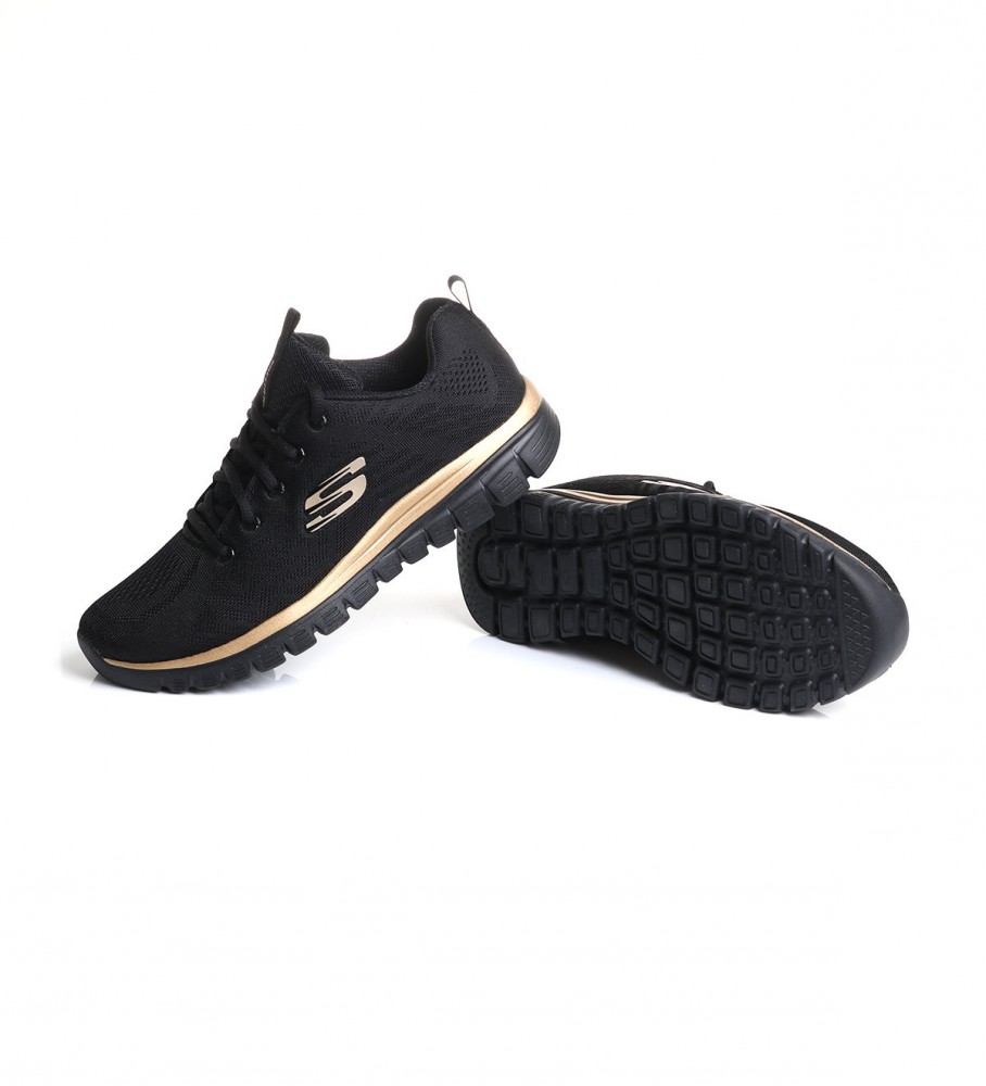 Tênis Skechers Graceful Get Connected Preto