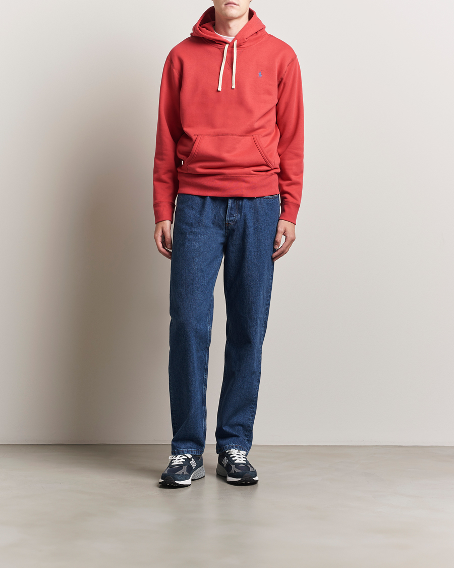 Polo Ralph Lauren RL Fleece Hoodie Sunrise Red