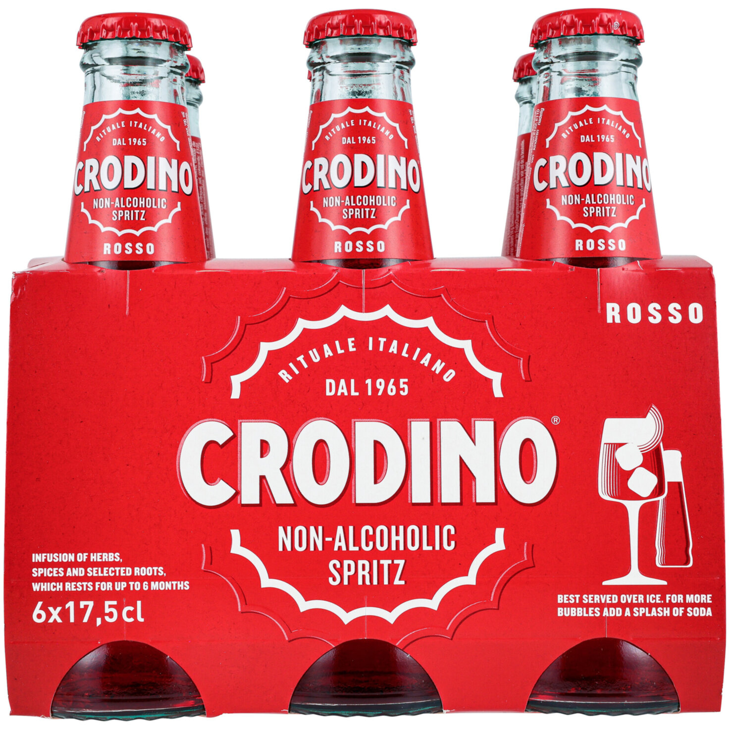 Crodino Rosso alkoholfrei 6x17.5cl -105cl