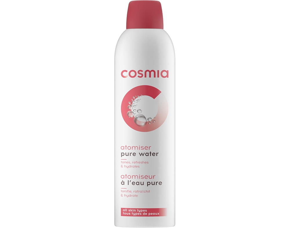 SPRAY COSMIA DE ÁGUA REFRESCA E HIDRATA 400ML