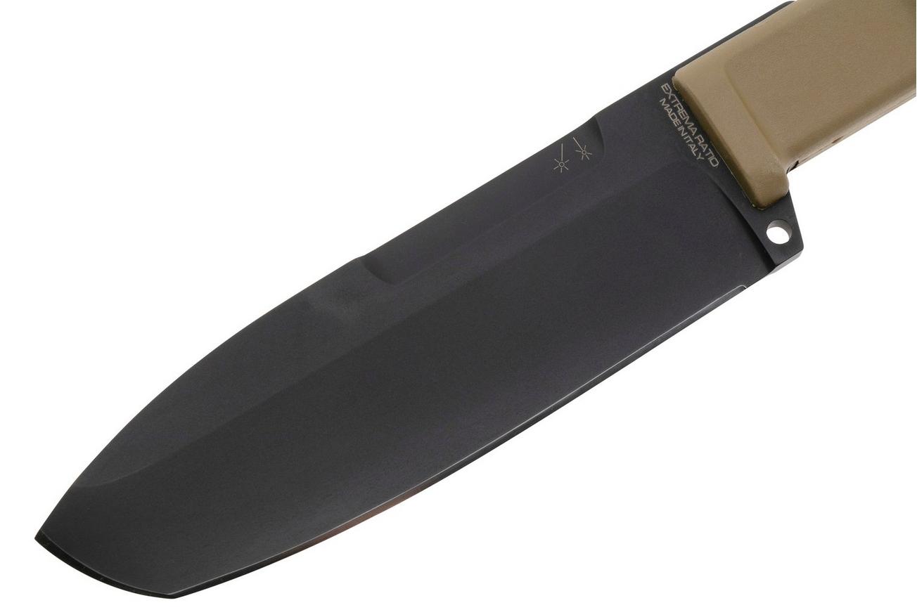 Extrema Ratio Selvans, Desert 04.1000.0129/BLK-DNK vaststaand mes