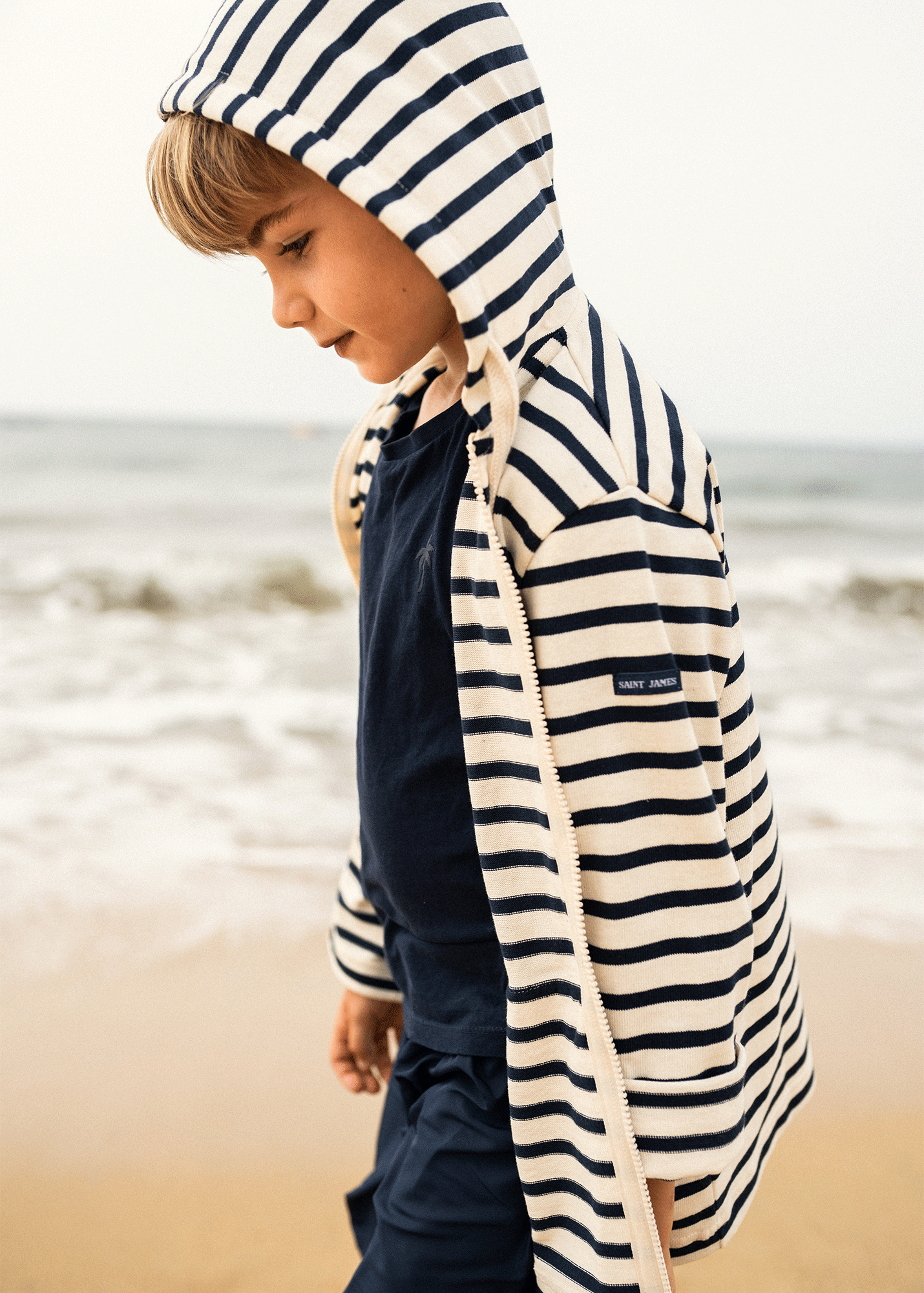 Gilet enfant rayé Colleville