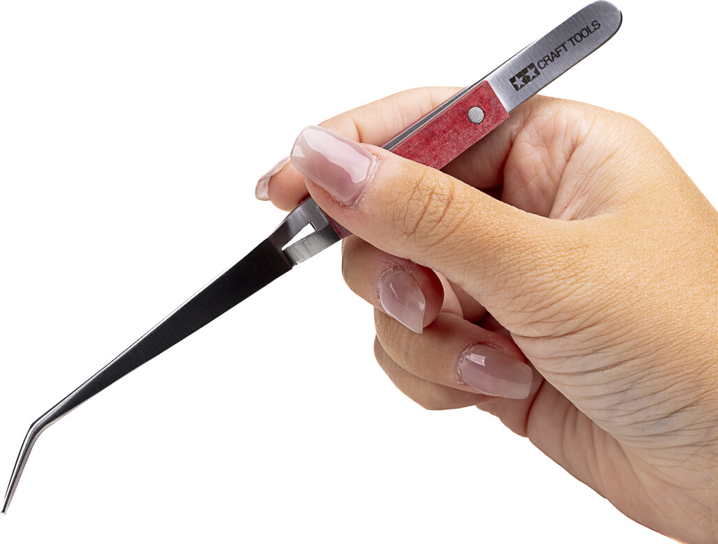Tamiya - Hg Straight Tweezers - Lige Hobby Pincet - 74103