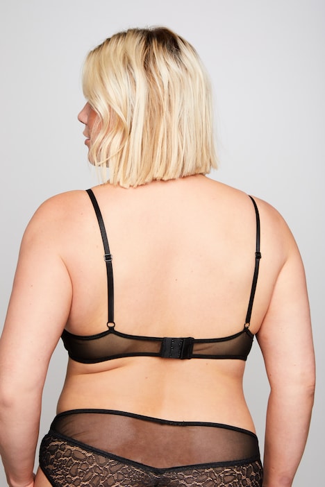Bralette, Leo Spitze und Mesh