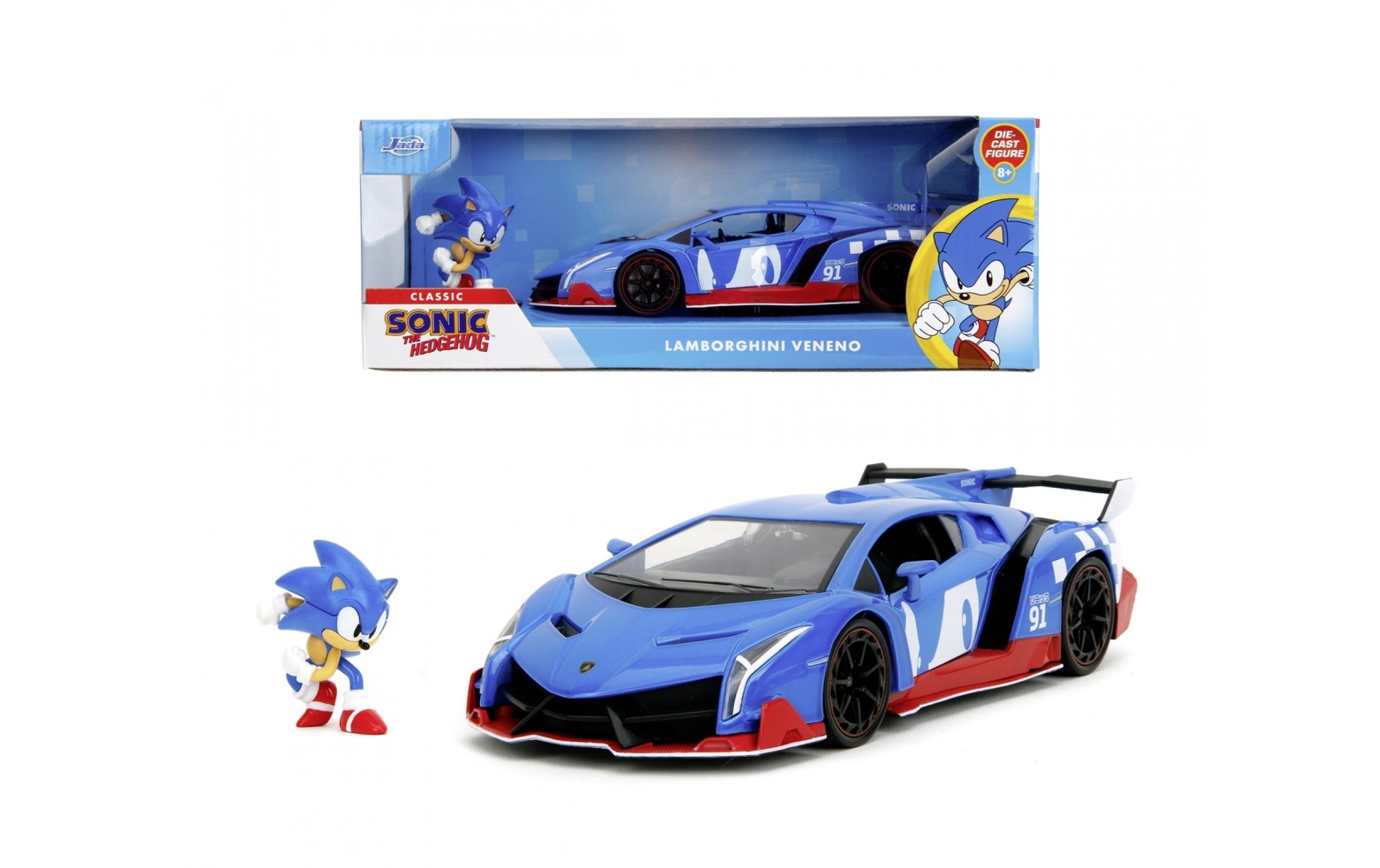 Sonic Lamborghini Veneno 1:24Die Cast Modell