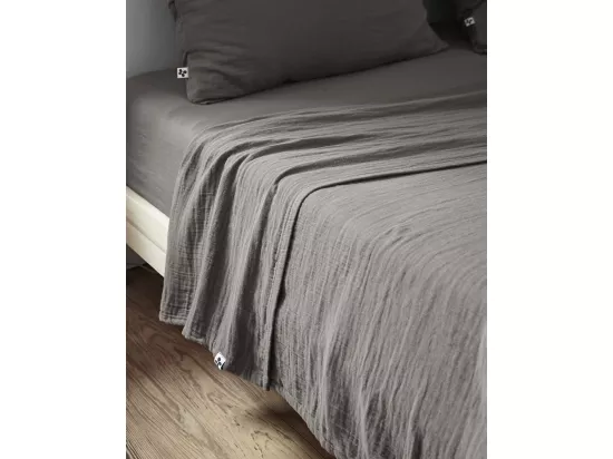 Drap plat 240 x 300 cm GAÏA Granit