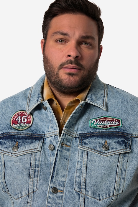 John F. Gee Jeansweste, 4 Taschen, bis 8 XL