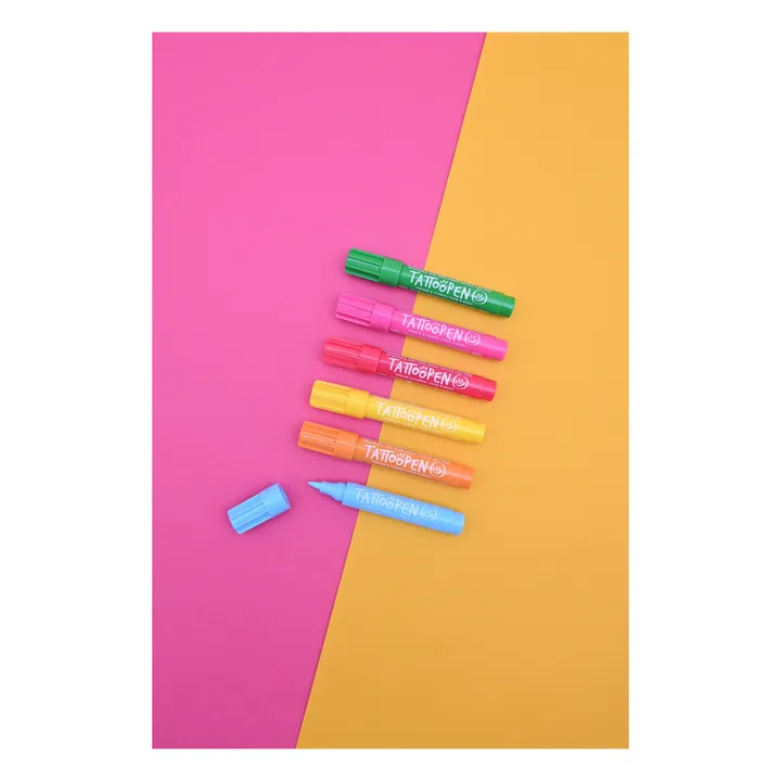 Nailmatic Kids Feutre de tatouage temporaire Tattoopen | Bleu ciel
