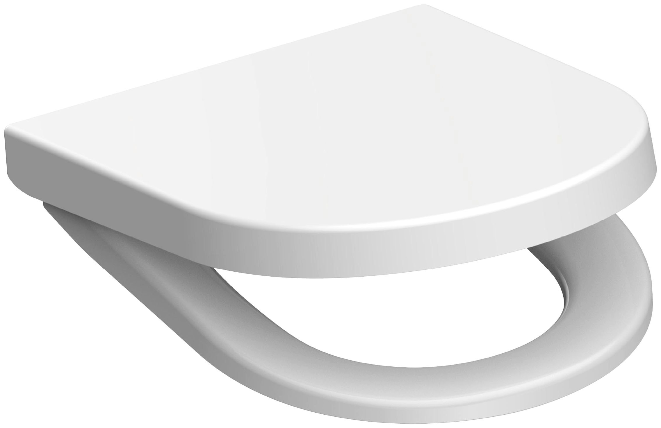 Schütte WC-Sitz »WHITE« Duroplast, Absenkautomatik, Schnellverschluss, belastbar bis 150 kg