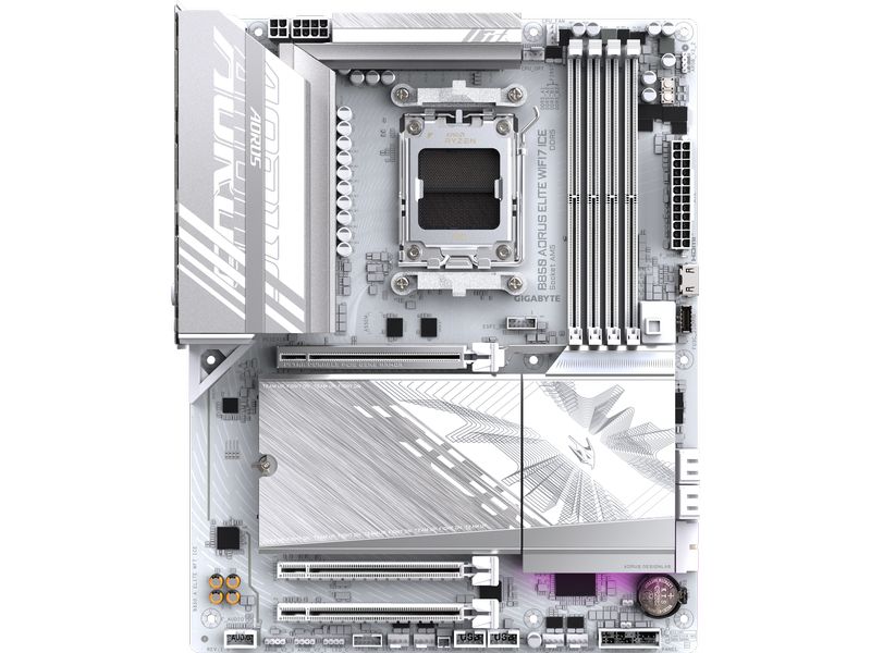 Gigabyte Mainboard B850 AORUS ELITE WIFI7 ICE Gaming-ATX Motherboard mit WLAN