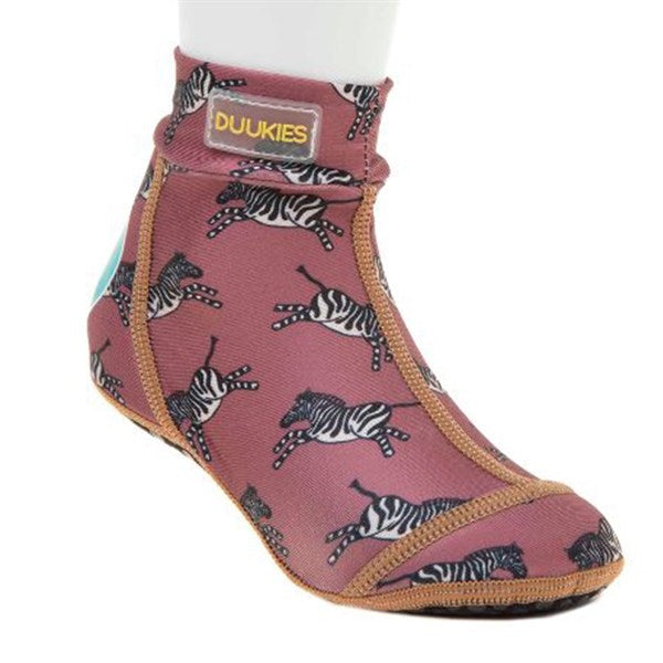 Køb Duukies Badesokker Zebra Raspberry
