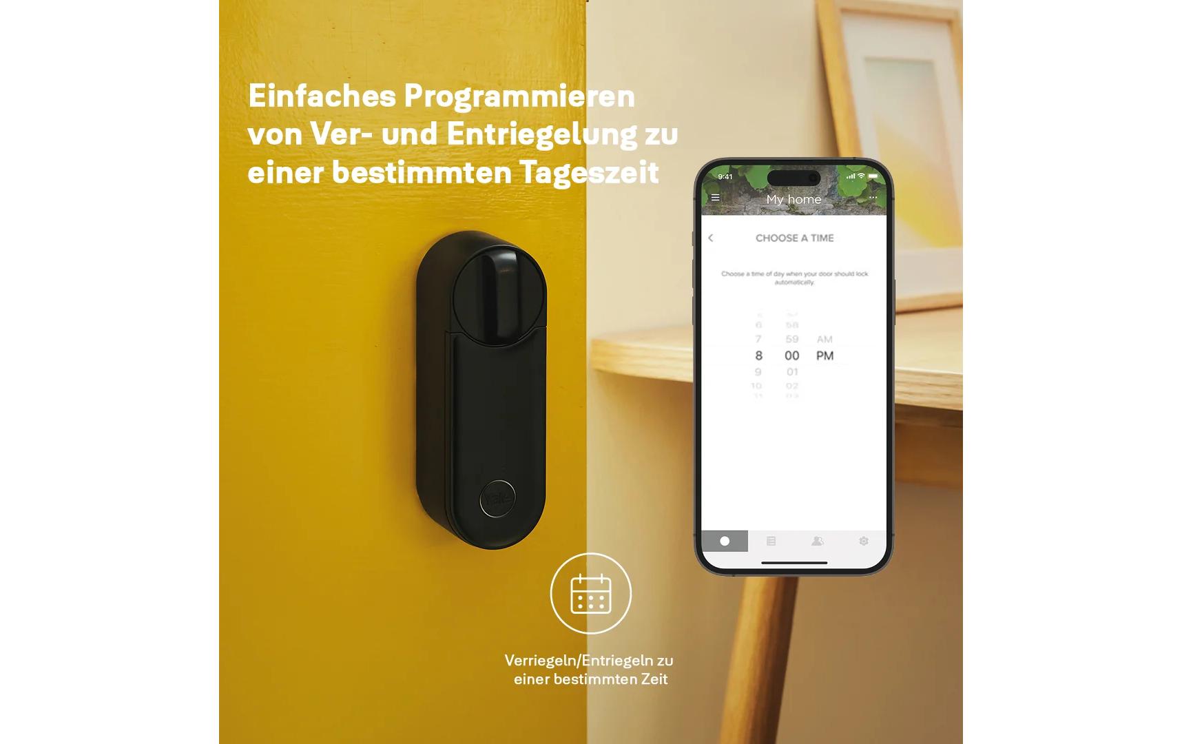 Linus L2 Smart Lock und Smart Fingerprint Keypad Schwarz<br>Smart Keypad mit Türschloss