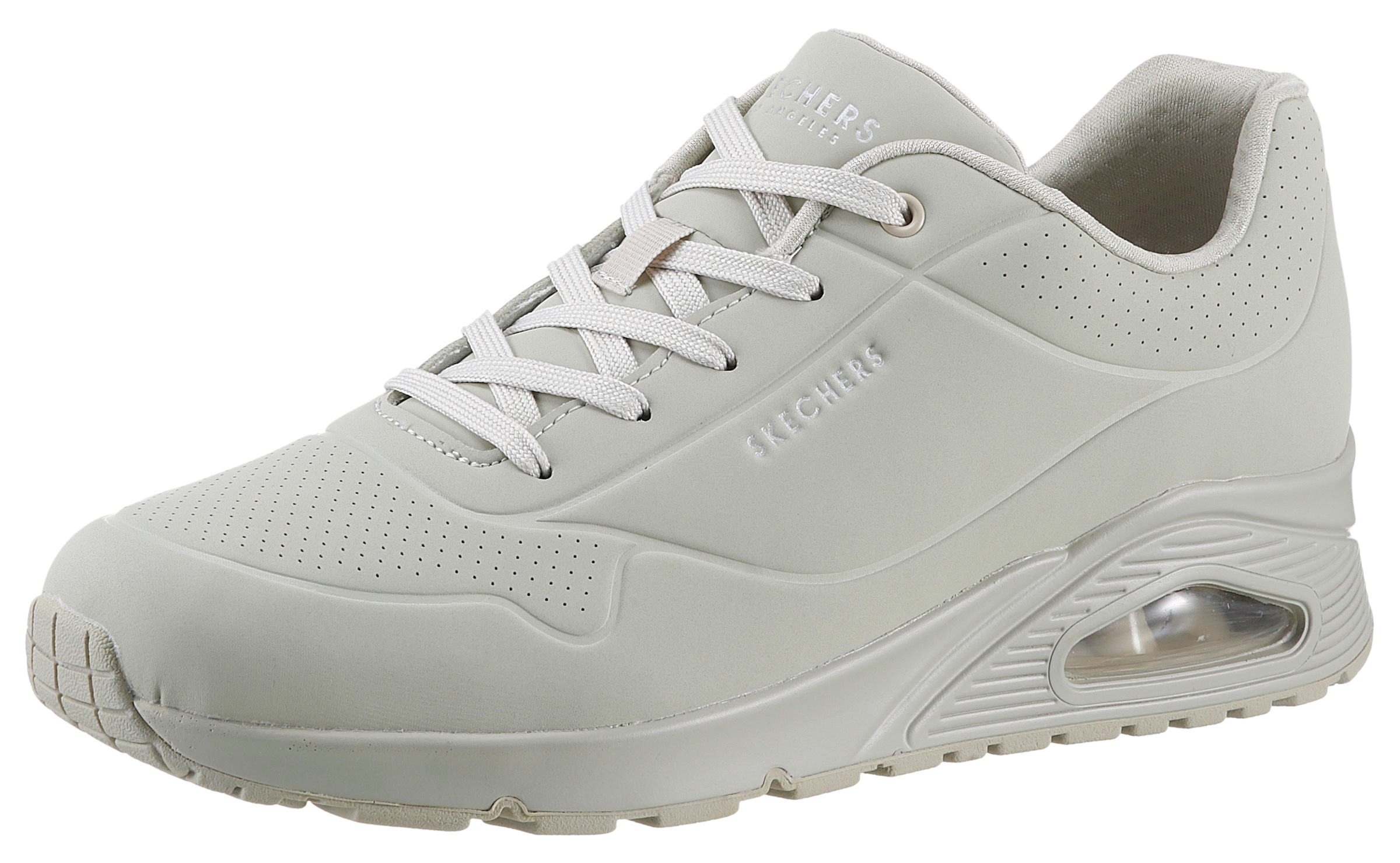 Skechers Wedgesneaker »UNO STAND ON AIR«  Freizeitschuh, Halbschuh, Schnürschuh weich gepolsterte Innensohle