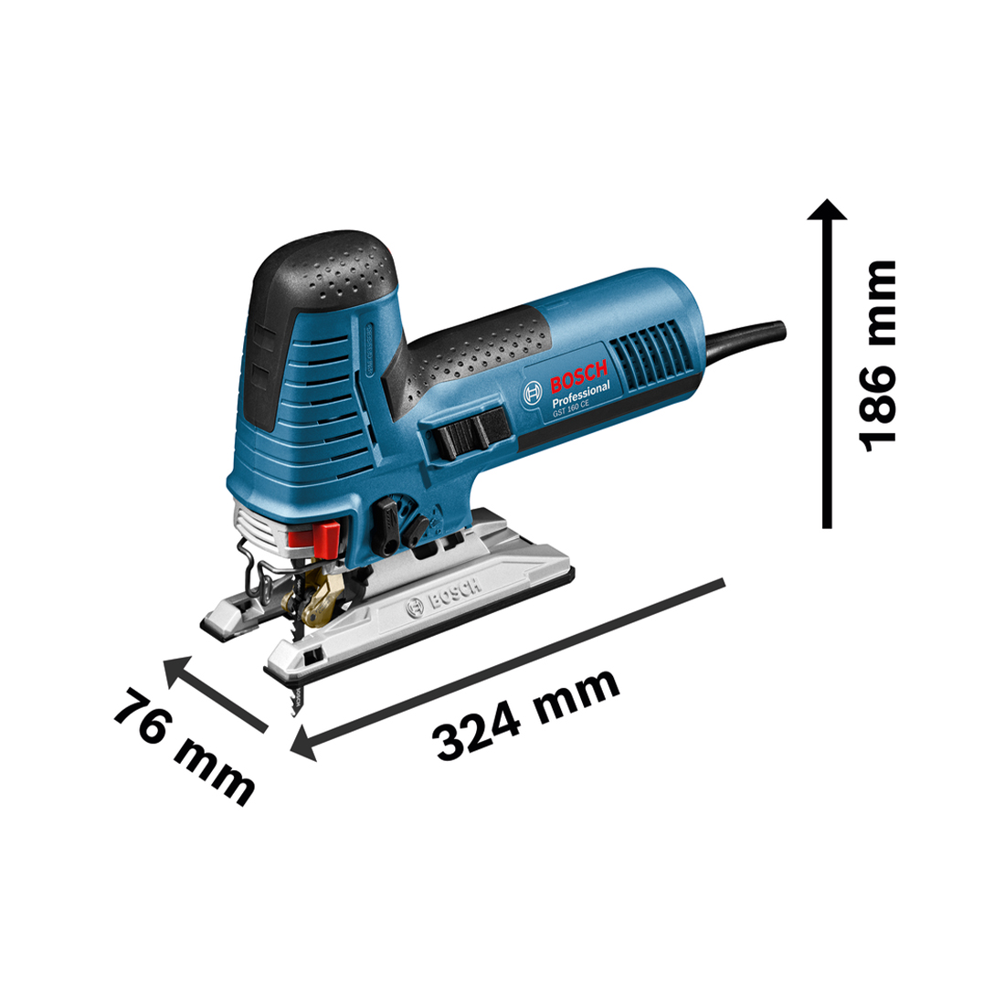 Bosch GST 160 CE Pendelstichsaege L-Boxx (0 601 517 030)