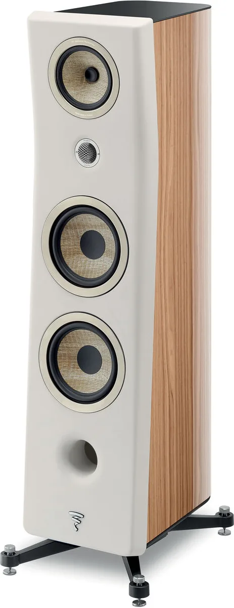 Focal Kanta N°3 Noyer / Ivoire mat (la paire) Enceintes colonne