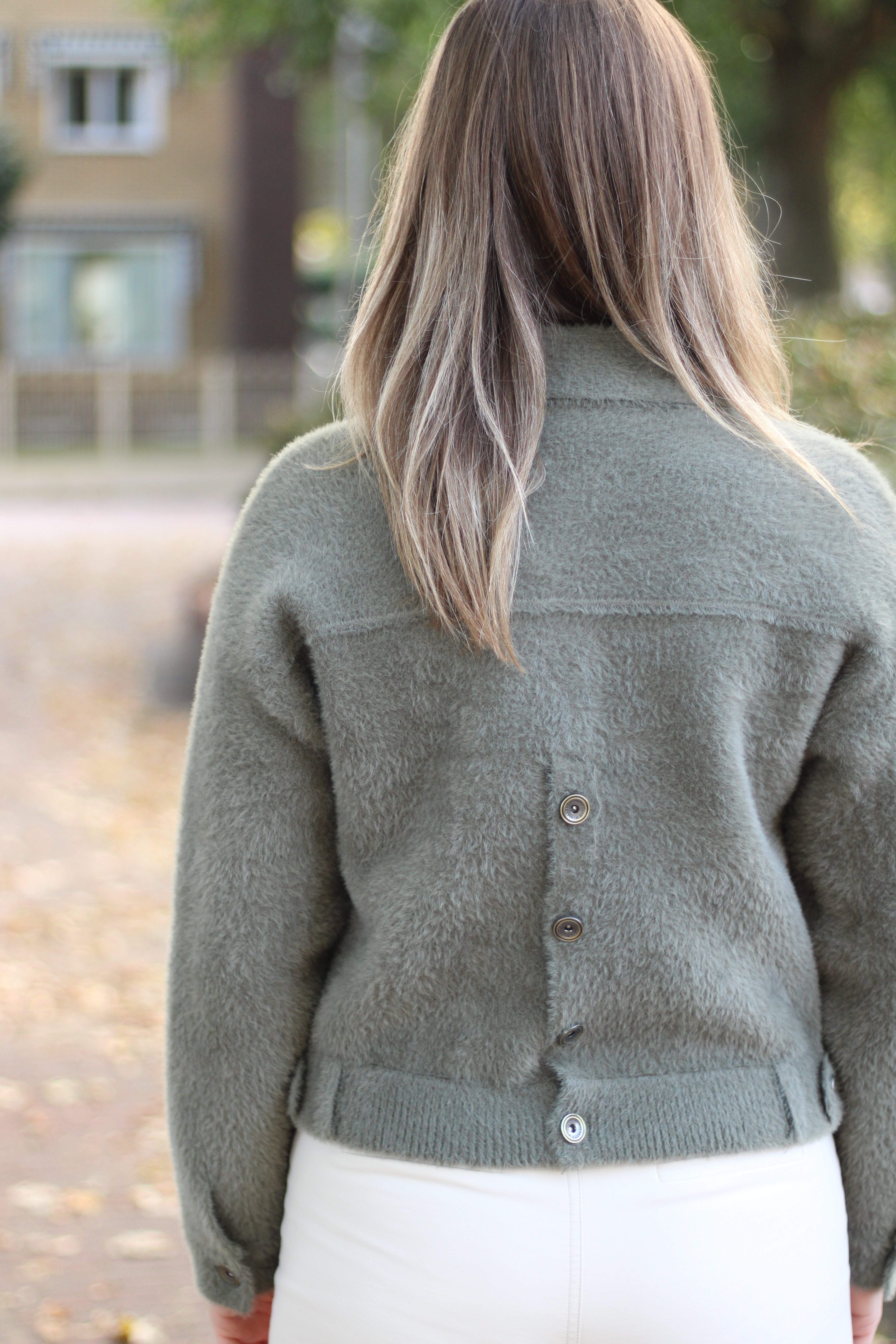 Rino & Pelle - Bubbly Boxy Jacket - Green Ash