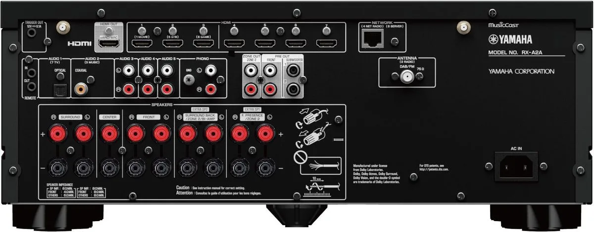 Yamaha Aventage RX-A2A Amplis home-cinéma