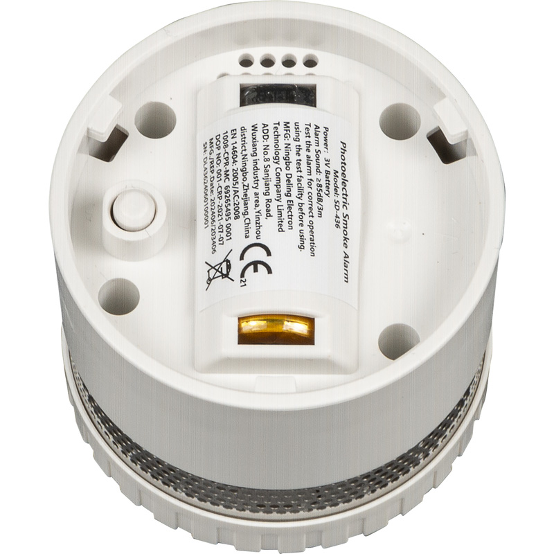 Optische MINI Rookmelder 10jaar Met installatiekit