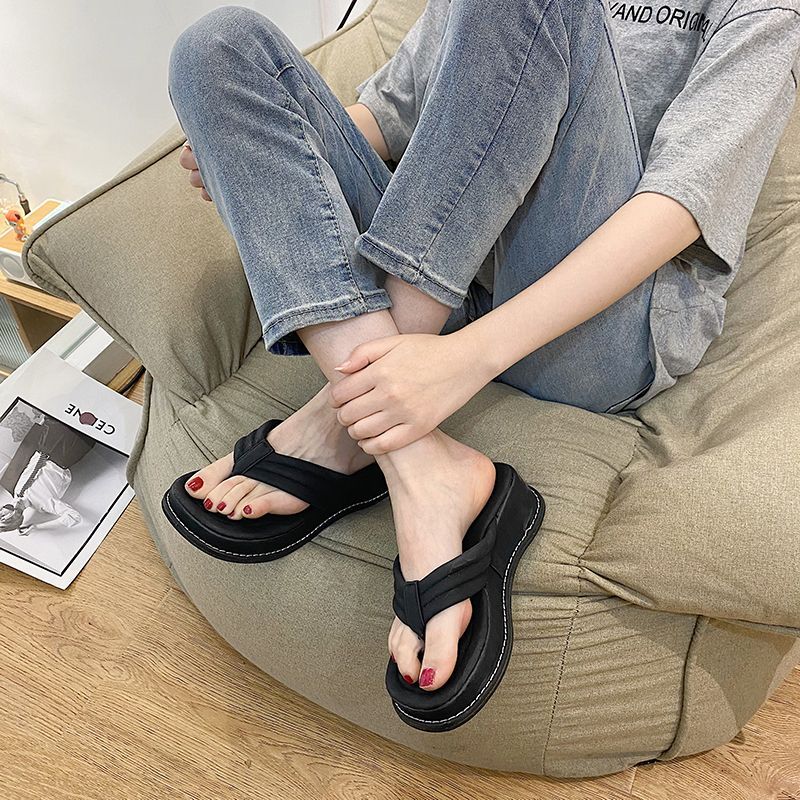 Arpeggi - Plateau slippers met sleehak