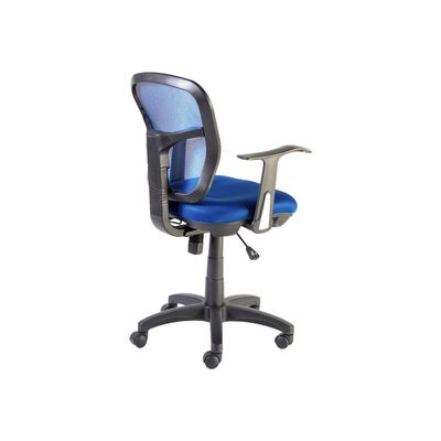 Fauteuil de bureau PHOENIX - accoudoirs fixes - Bleu